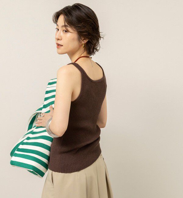 MAQWEL「《手洗い可能》ブークレタンクトップ」|タンクトップ|