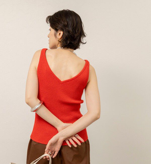 MAQWEL「《手洗い可能》ブークレタンクトップ」|タンクトップ|