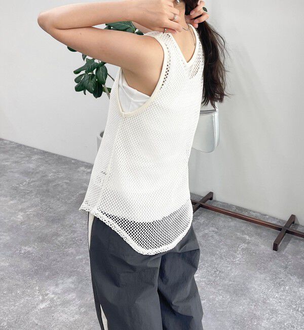fredy emue「メッシュチュニックタンクトップ」|タンクトップ|