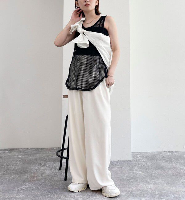 fredy emue「メッシュチュニックタンクトップ」|タンクトップ|