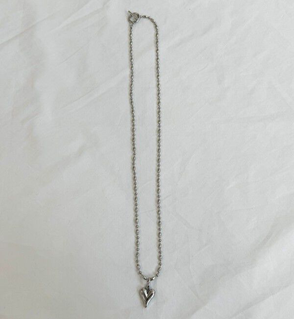 fredy emue「ステンレスハートトップネックレス」|ネックレス|