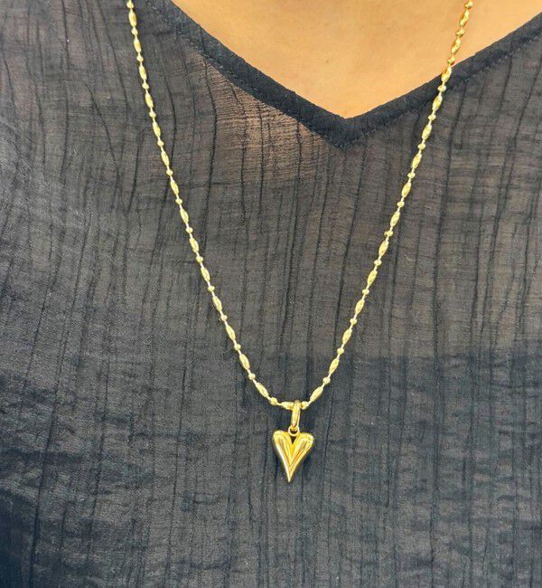 fredy emue「ステンレスハートトップネックレス」|ネックレス|