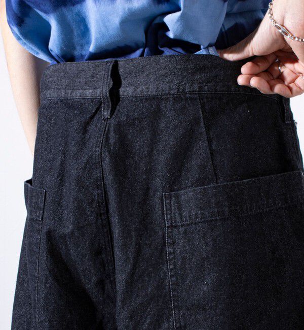 GLOSTER「【GLOSTER/グロスター】8オンスデニム ワイドショートパンツ ハーフパンツ」|その他|