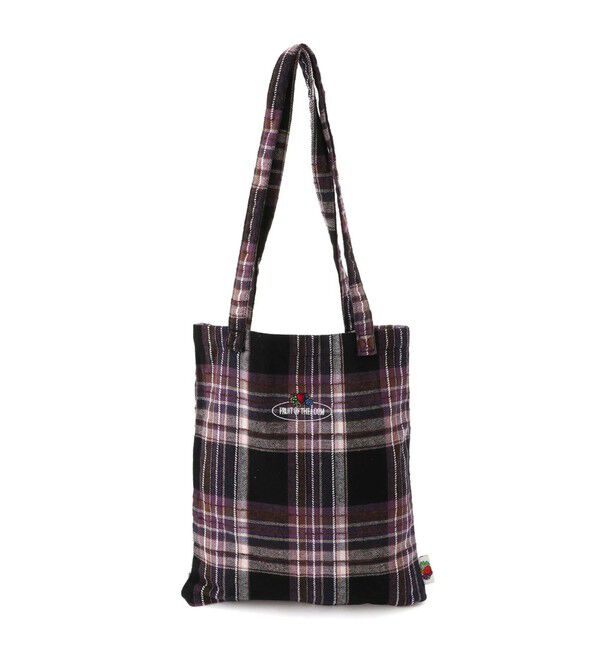 GLOSTER「【FRUIT OF THE LOOM】TARTAN CHECK TOTE BAG」|トートバッグ|パープル系その他