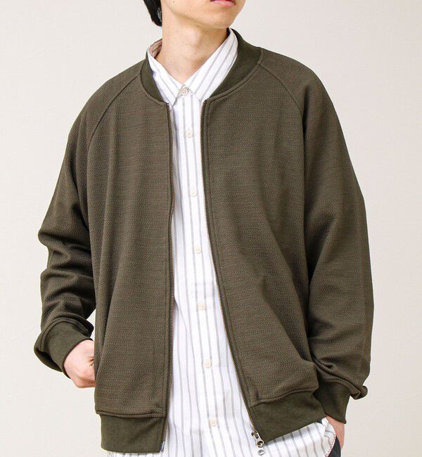 GLOSTER「【きれいめに使える】フクレジャガード MA1カーデ」|カーディガン|