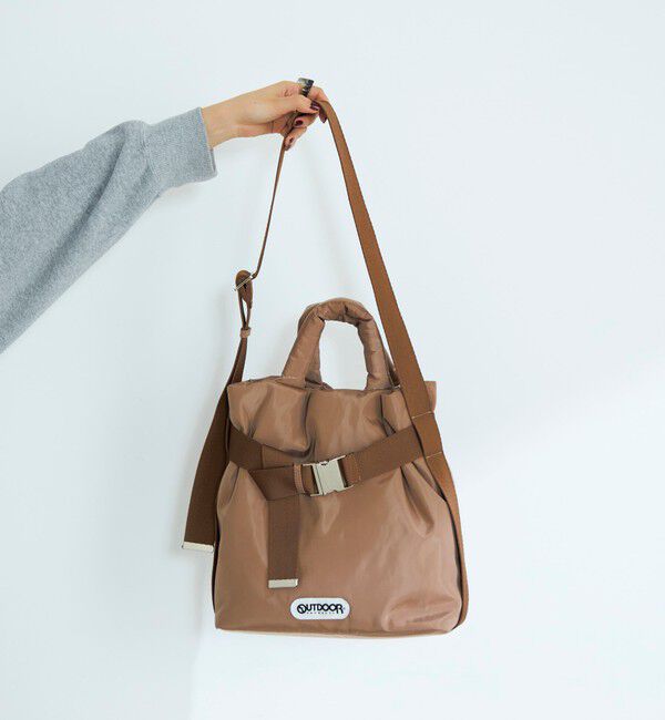 fredy emue「【OUTDOOR PRODUCTS /アウトドアプロダクツ】 2wayベルトトートバッグ S」|ショルダー・メッセンジャー|ブラウン