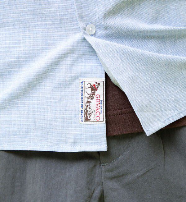 GLOSTER「【GEVACO/ゲバコ】レギュラーカラー半袖シャツ」|シャツ・ブラウス|