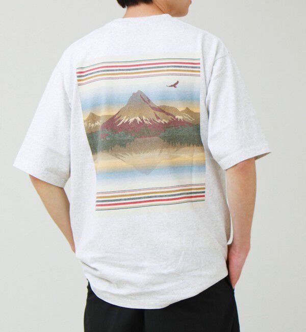 GLOSTER「【PENDLETON/ペンドルトン】Back Print Tee」|Tシャツ・カットソー|エクリュ