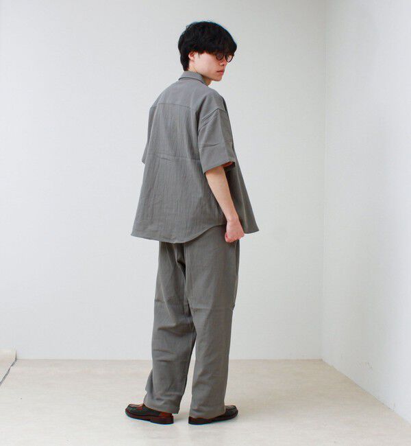 GLOSTER「【JACKPURCELL/ジャックパーセル】コットンパナマ半袖シャツ」|シャツ・ブラウス|