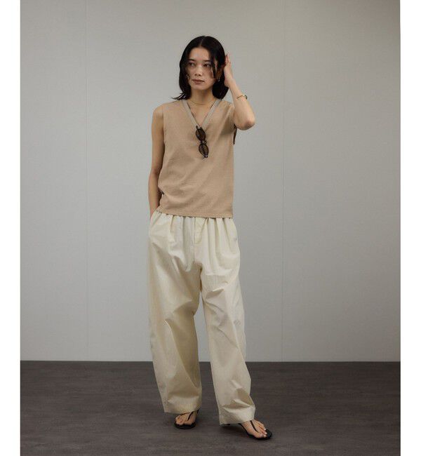 SALON adam et rope'「ビンテージライクオーバーダイプランジネックプルーバー」|タンクトップ|