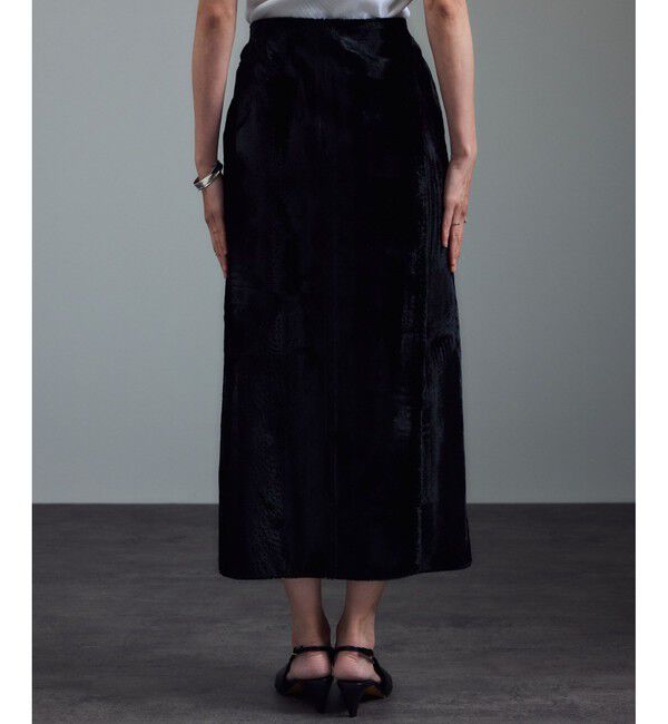 SALON adam et rope'「ポニーヘアータイトスカート」|スカート|