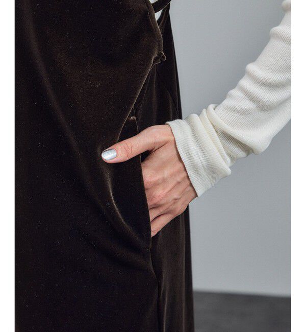 SALON adam et rope'「【WEB限定】コンフィリュクスベロアオールインワン」|オールインワン|