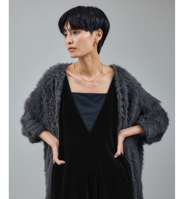 SALON adam et rope'「【WEB限定】コンフィリュクスベロアオールインワン」|オールインワン|