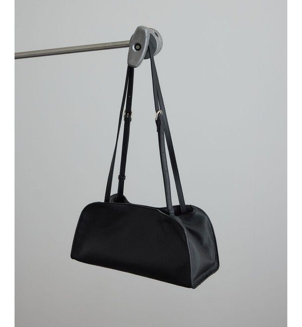 SALON adam et rope'「【WEB限定】【WS（ドゥーブル）】ナチュラルレザーロングハンドルバッグ」|ハンドバッグ|ブラック(01)