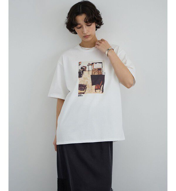 SALON adam et rope'「【Egon Schiele for SALON】アートプリントTシャツ」|Tシャツ・カットソー|