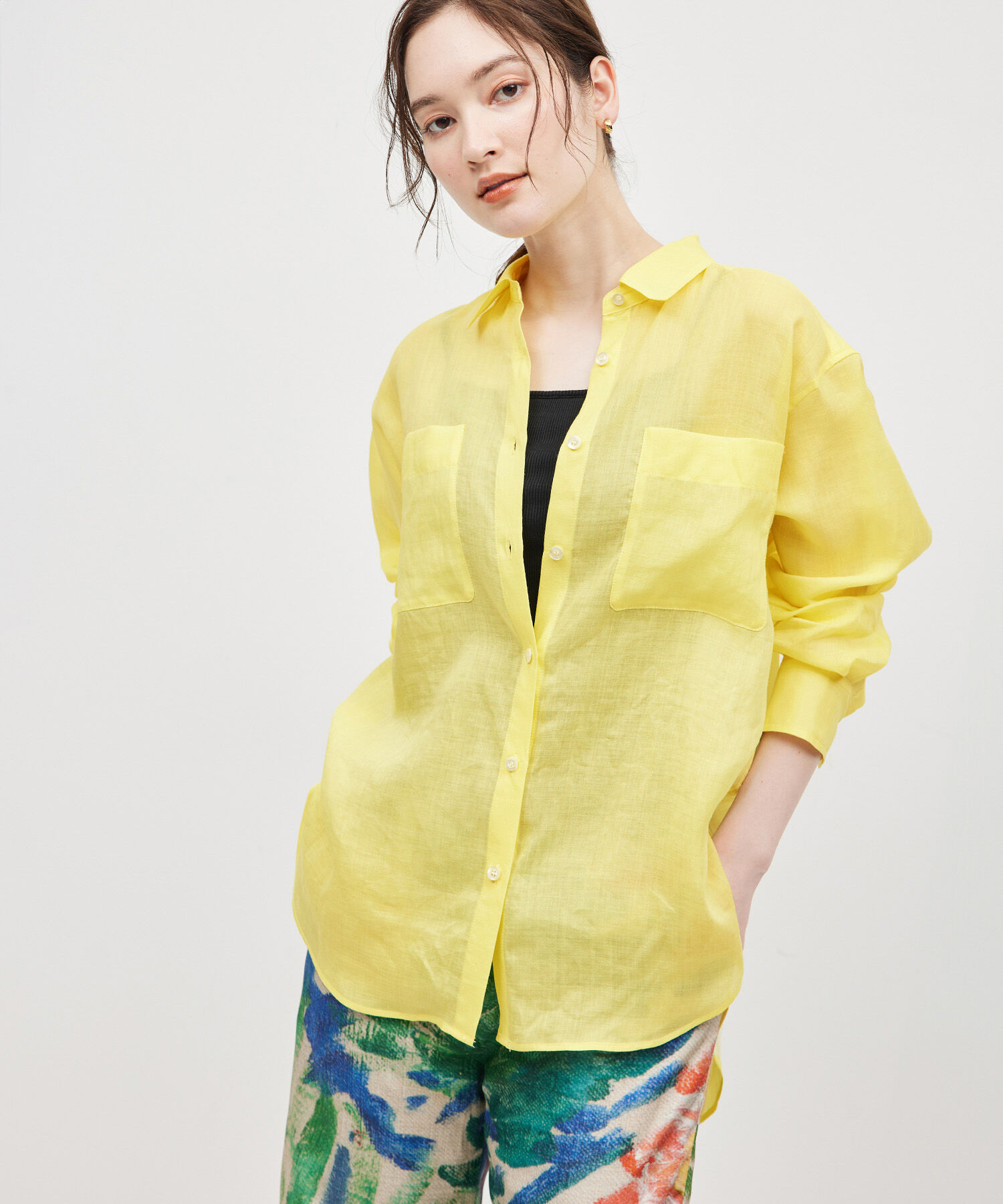 ROPE「【洗える】ロイヤルラミーレギュラーシャツ【雑誌/メディア掲載】」|シャツ・ブラウス|