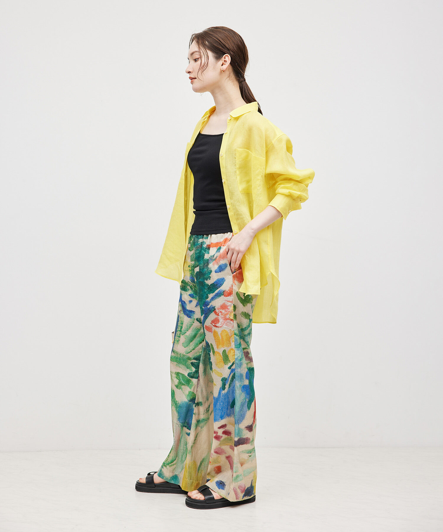 ROPE「【洗える】ロイヤルラミーレギュラーシャツ【雑誌/メディア掲載】」|シャツ・ブラウス|