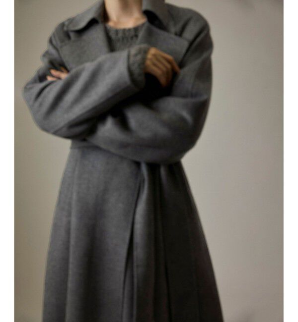 ROPE「ラムウールリバーロングコート【Sサイズフェア対象】」|チェスターコート|