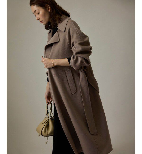 ROPE「ラムウールリバーロングコート【Sサイズフェア対象】」|チェスターコート|