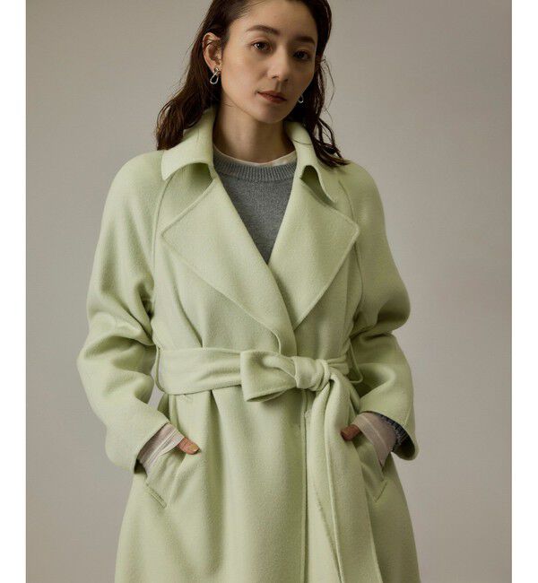 ROPE「ラムウールリバーロングコート【Sサイズフェア対象】」|チェスターコート|