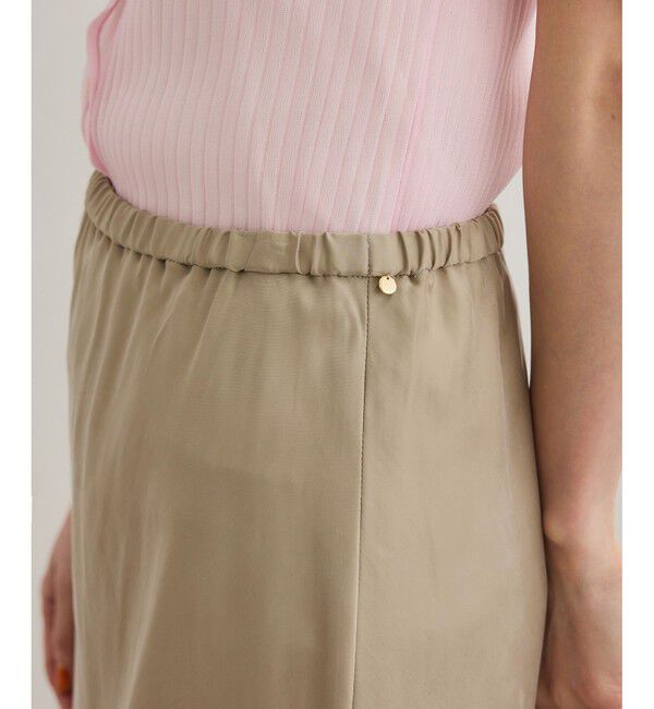 ROPE「【WEB・一部店舗限定】フィブリルサテンマーメイドスカート【セットアップ対応】/洗える」|スカート|