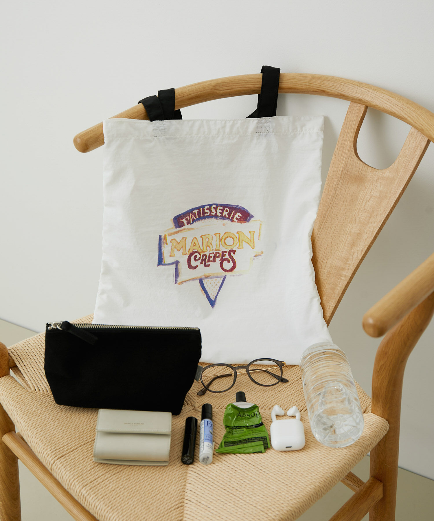 VIS「【ViSage】【MARION CREPESコラボ】モチーフエコトートバッグ」|トートバッグ|