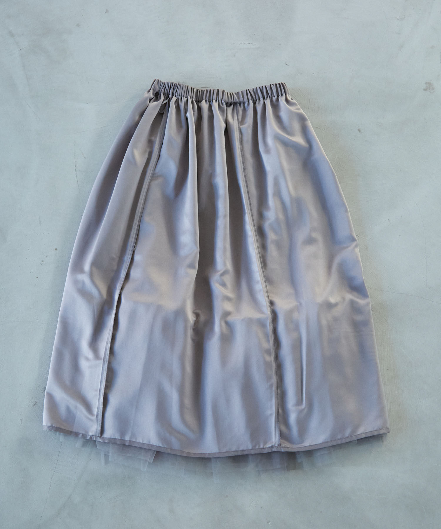 VIS「ニュアンス柄チュールスカート」|スカート|