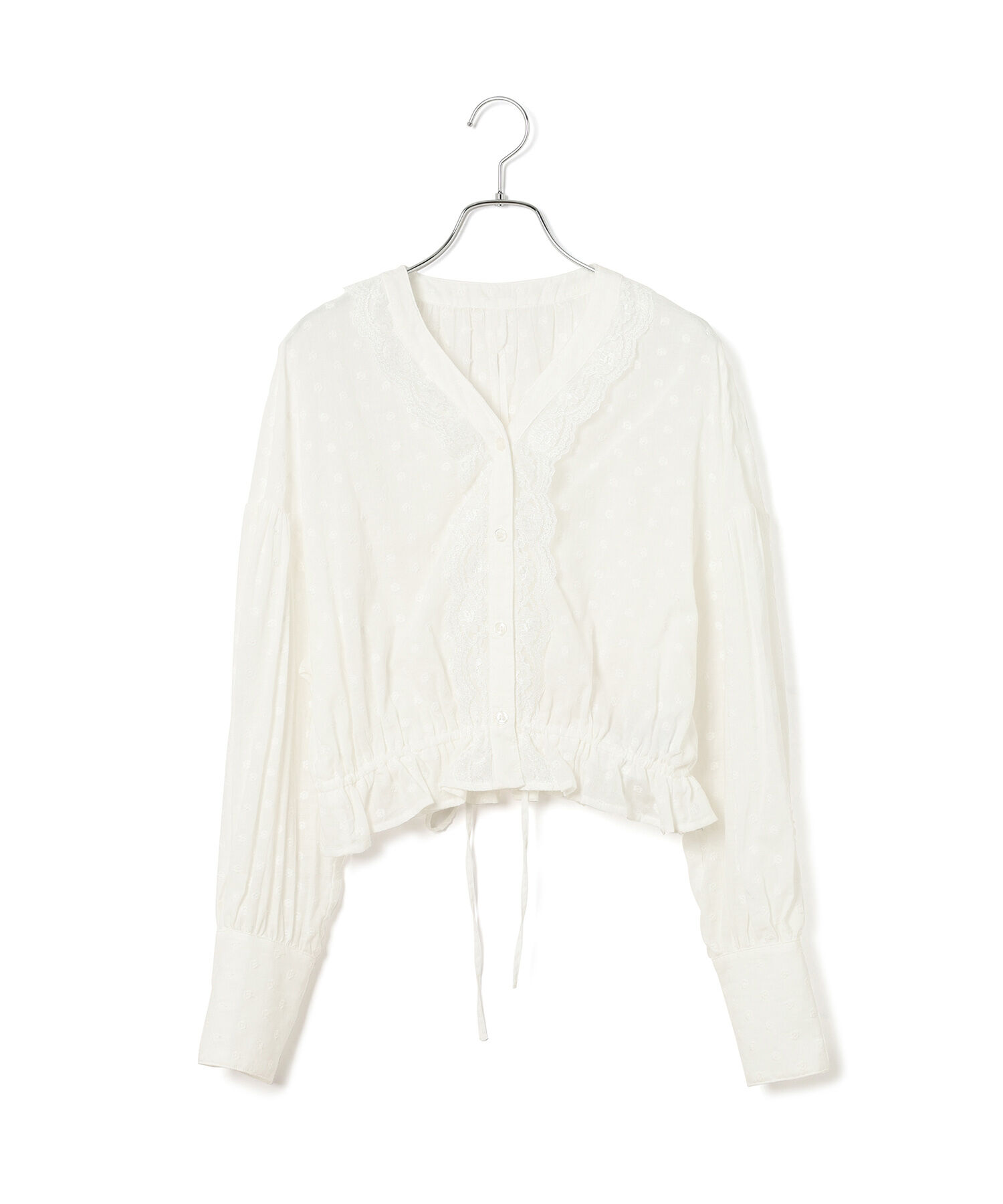 VIS「ドビーフラワーブラウス」|シャツ・ブラウス|