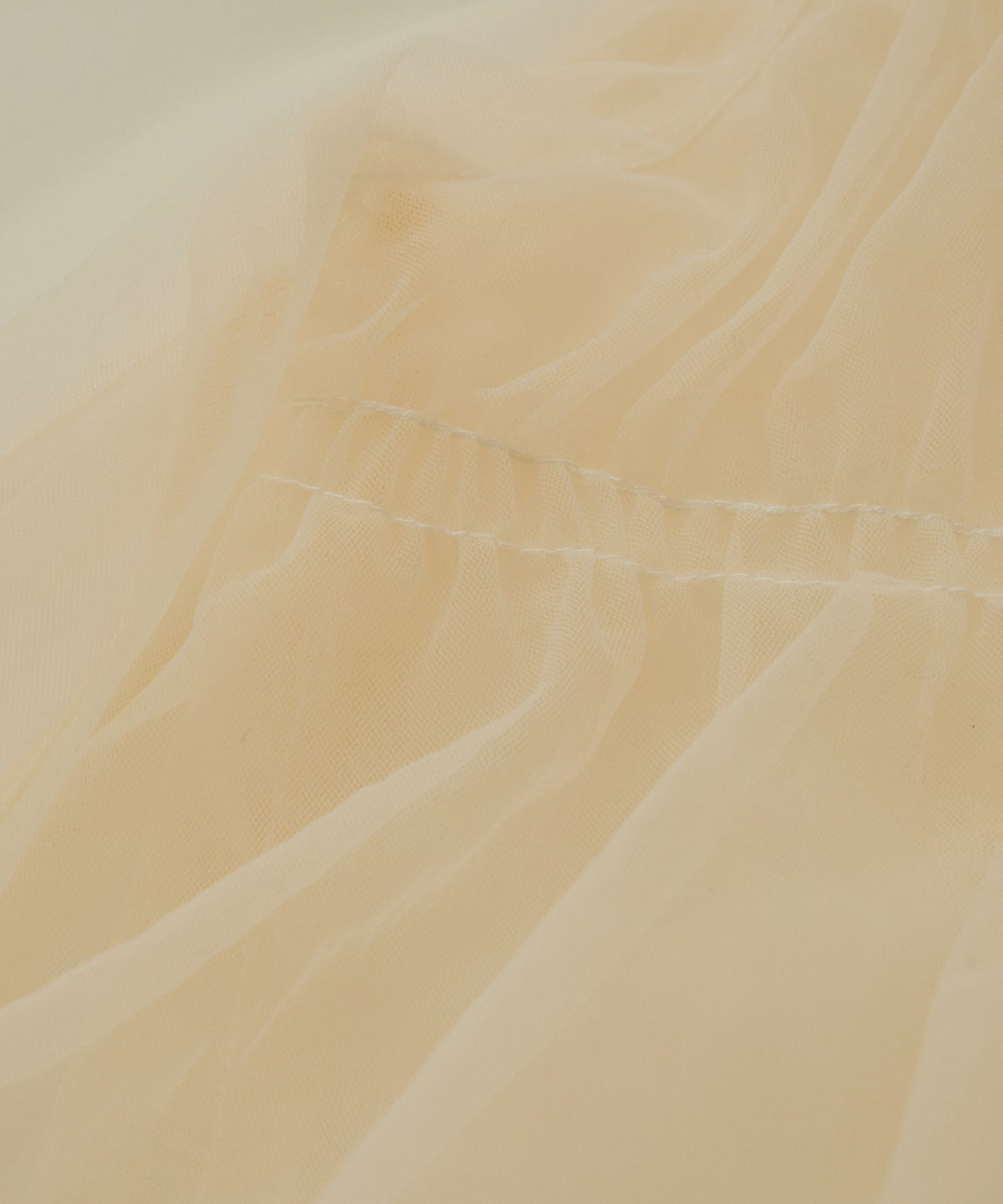 VIS「【前後2WAY】袖シャーリングチュールリボンブラウス」|シャツ・ブラウス|