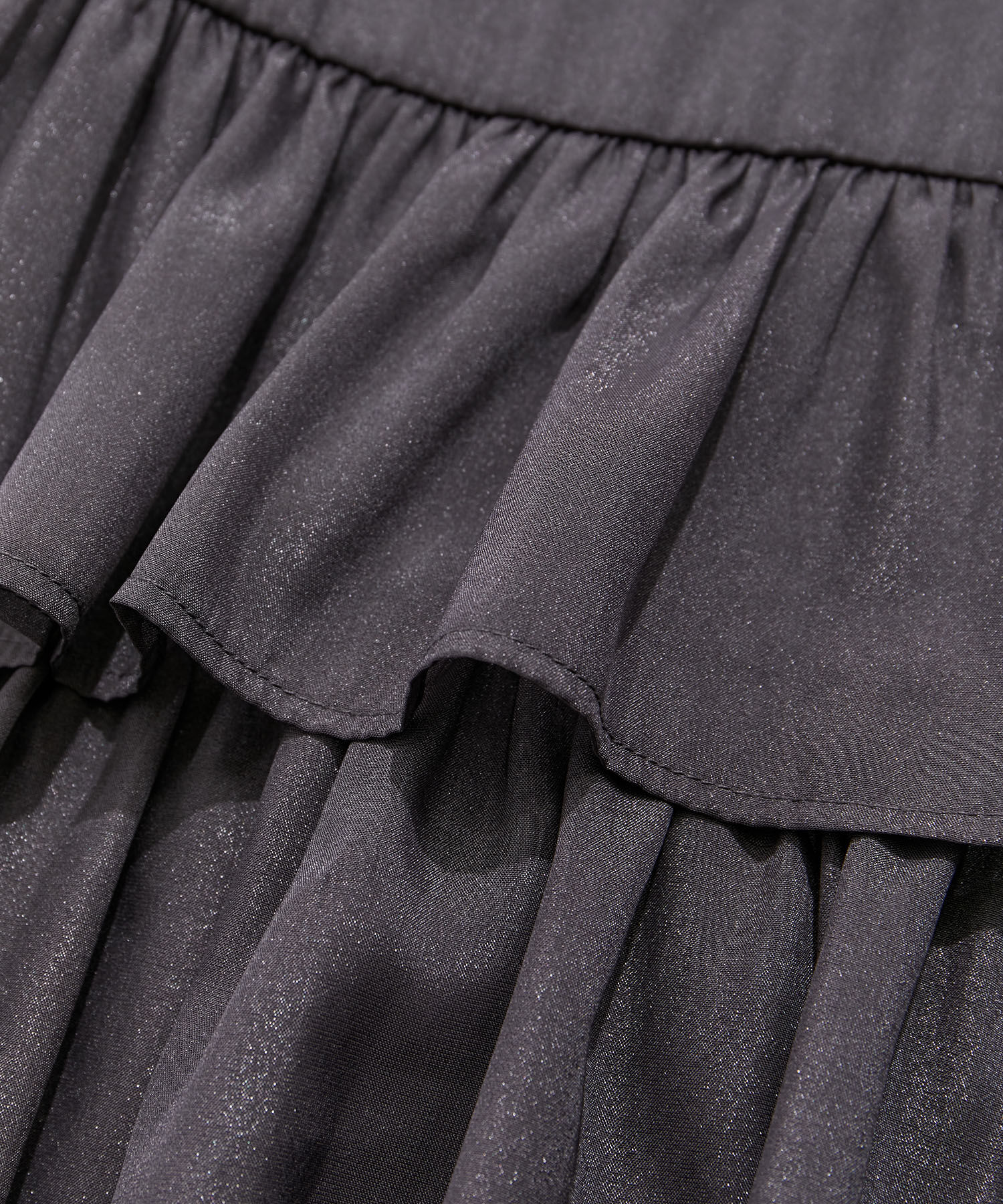 VIS「【洗える】シアーフリルブラウス」|シャツ・ブラウス|