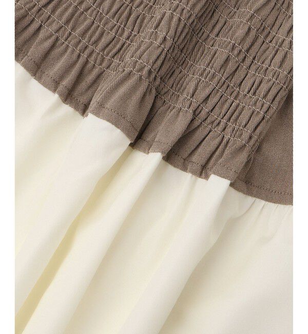 VIS「【洗える】ビスチェドッキングライクワンピース」|ワンピース|