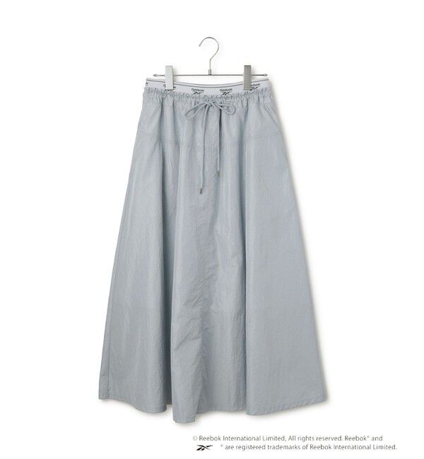 VIS「【Reebok】VIS別注ロゴベルトフレアースカート」|スカート|