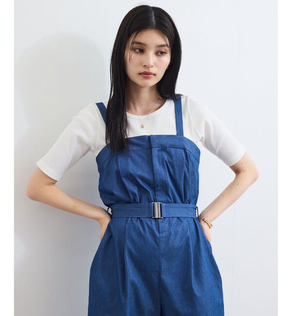 VIS「【前後2WAY】テレコ五分袖プルオーバー」|Tシャツ・カットソー|