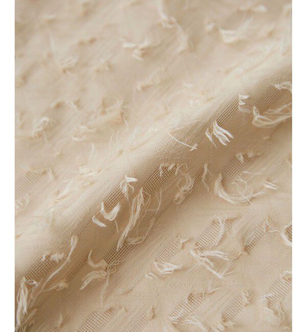 VIS「チューリップスリーブジャガードスキッパーブラウス」|シャツ・ブラウス|