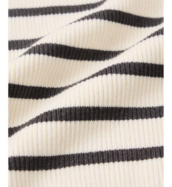 VIS「スクエアネックニットプルオーバー」|ニット・セーター|