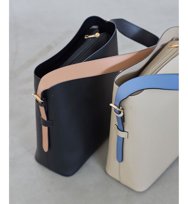 VIS「【WEB限定】三層構造リバーシブルハンドルバッグ/A4対応」|ショルダー・メッセンジャー|