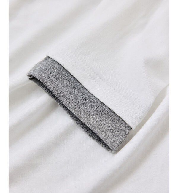 VIS「【WEB限定】レイヤードドレーププルオーバー」|Tシャツ・カットソー|