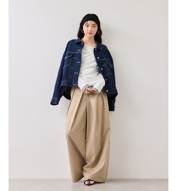 VIS「【WEB限定】レイヤードドレーププルオーバー」|Tシャツ・カットソー|