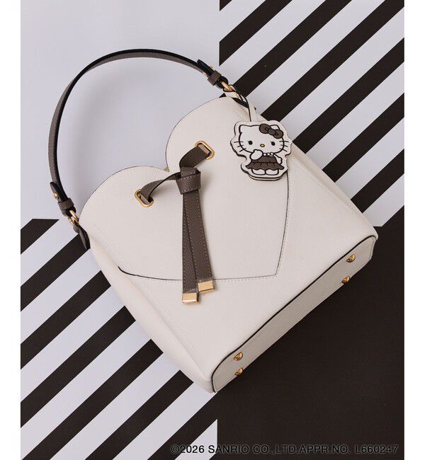 VIS「【HELLO KITTY&times;VIS】ハートカットバッグ」|ショルダー・メッセンジャー|