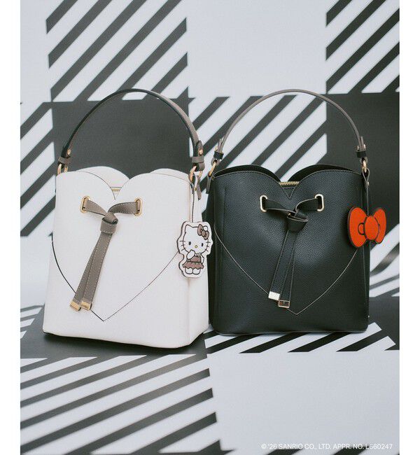 VIS「【HELLO KITTY&times;VIS】ハートカットバッグ」|ショルダー・メッセンジャー|