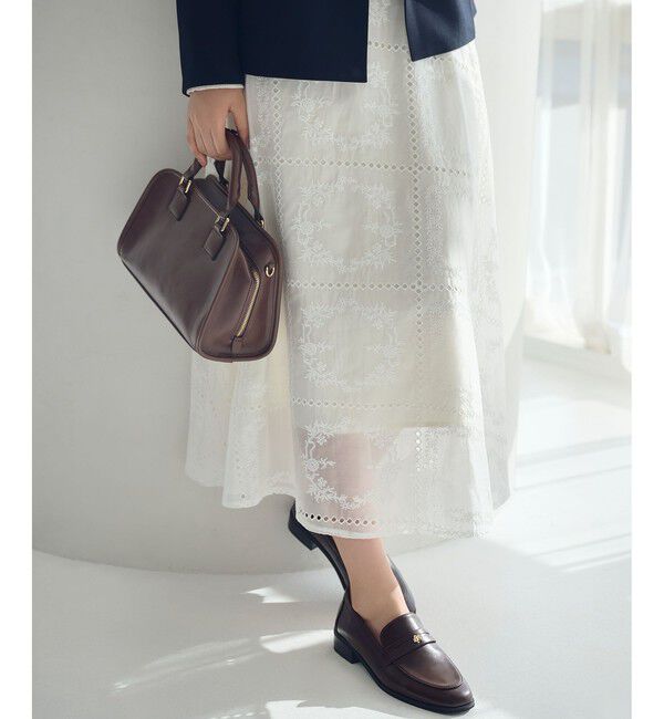 Rope&rsquo;Picnic「刺繍レースフレアスカート」|スカート|