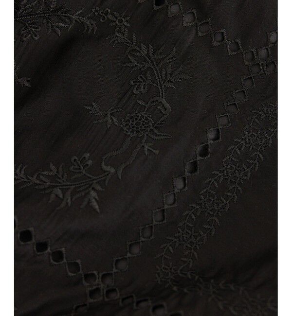 Rope&rsquo;Picnic「刺繍レースフレアスカート」|スカート|