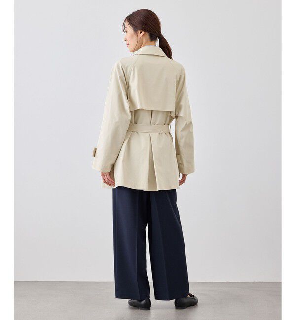 Rope&rsquo;Picnic「ミドル丈ステンカラーコート/花粉ガード・撥水」|ステンカラーコート|