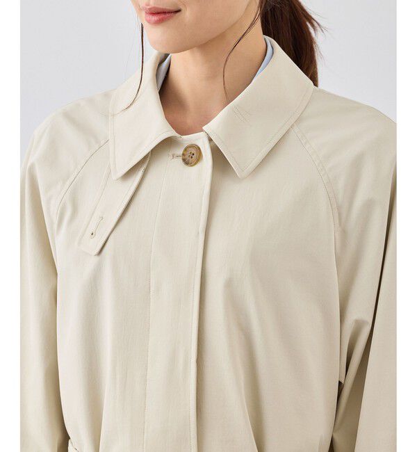 Rope&rsquo;Picnic「ミドル丈ステンカラーコート/花粉ガード・撥水」|ステンカラーコート|