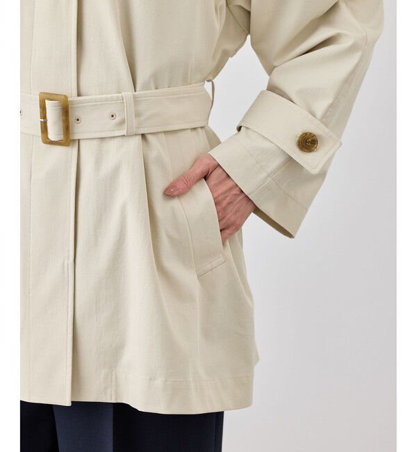 Rope&rsquo;Picnic「ミドル丈ステンカラーコート/花粉ガード・撥水」|ステンカラーコート|