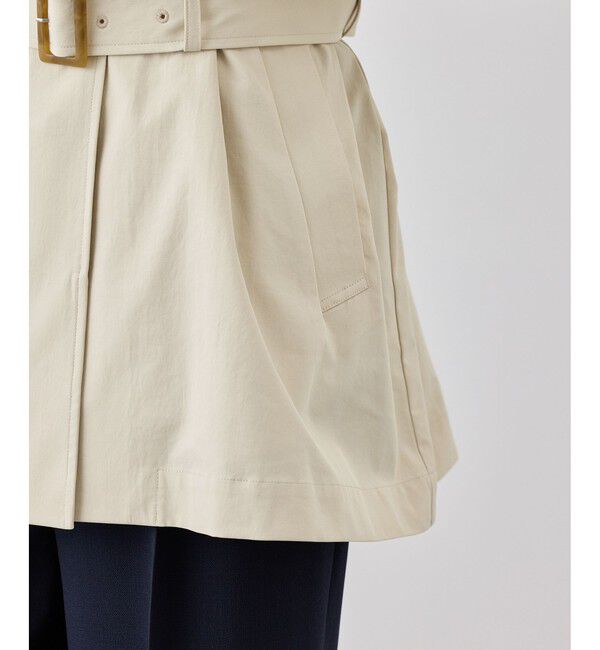 Rope&rsquo;Picnic「ミドル丈ステンカラーコート/花粉ガード・撥水」|ステンカラーコート|