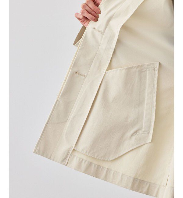 Rope&rsquo;Picnic「ミドル丈ステンカラーコート/花粉ガード・撥水」|ステンカラーコート|