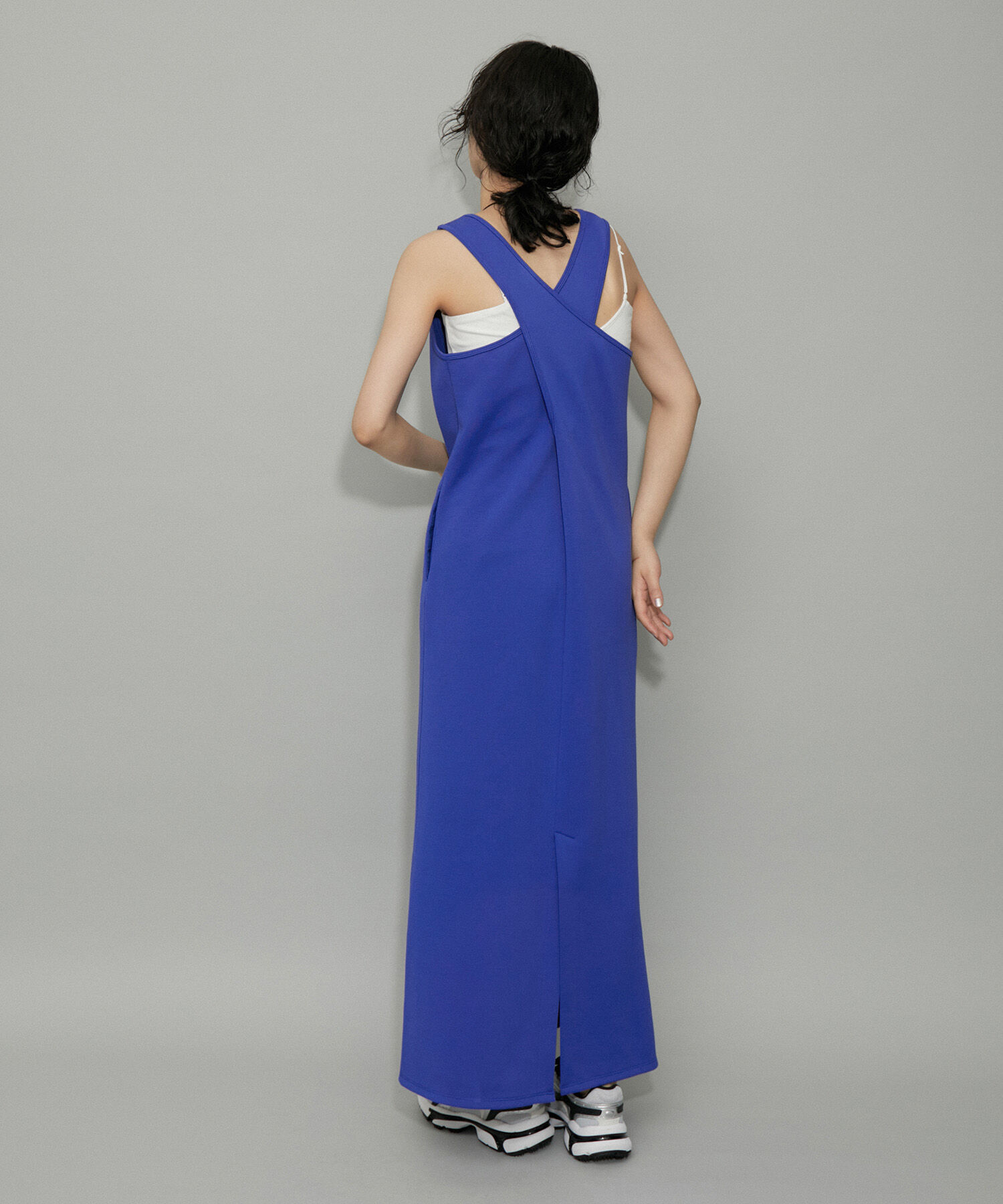 ADAM ET ROPE'「【再入荷・WEB限定・セットアイテム】パターンニットジレコンビワンピース」|ワンピース|