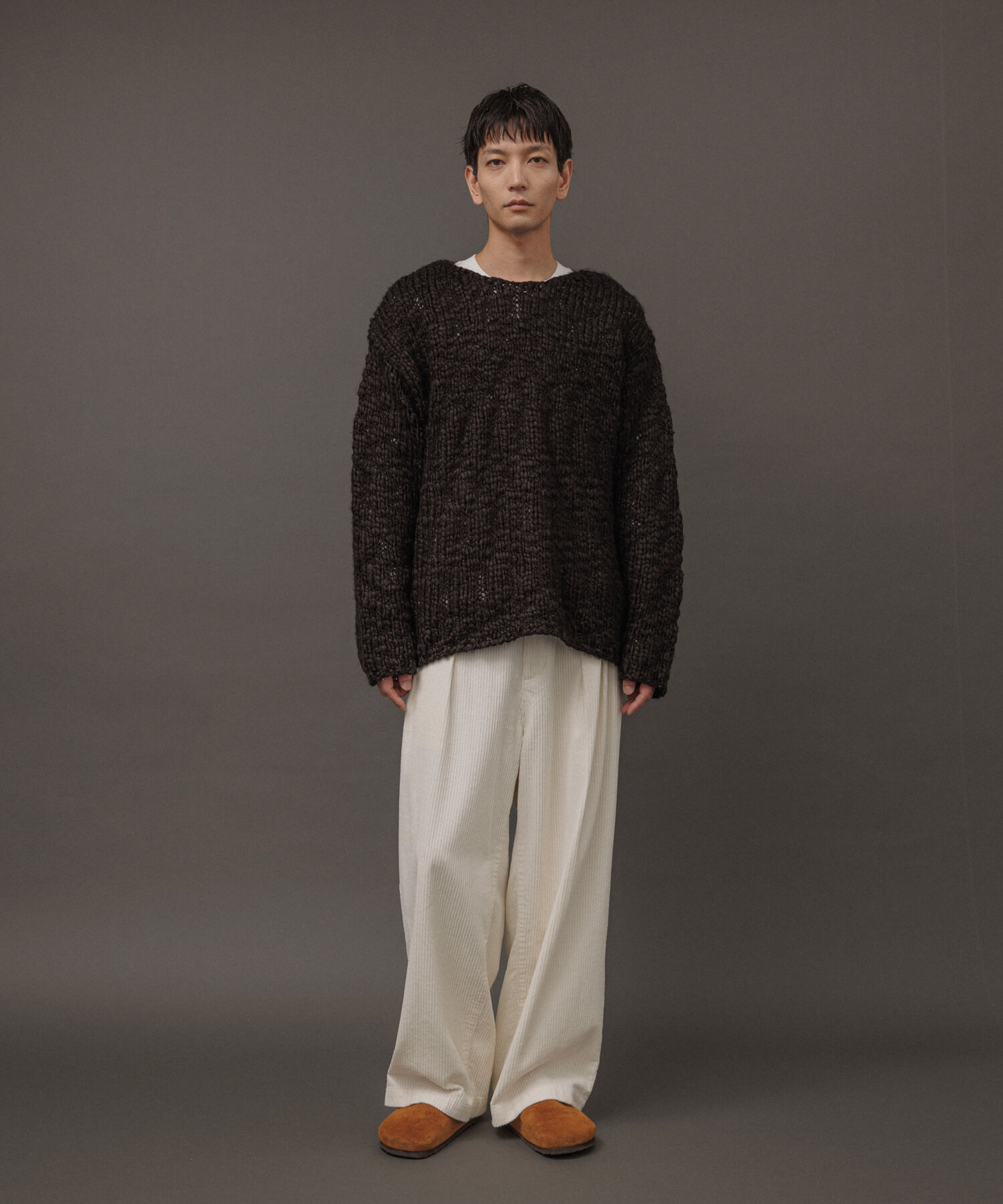 ADAM ET ROPE'「《好評につき数量限定で登場》【WEB限定】2タック ワイドルーズ ドカンパンツ / バギーパンツ /コーデュロ」|その他|