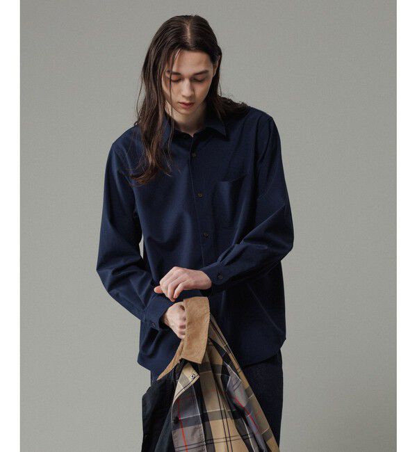 ADAM ET ROPE'「【NIKKE】レギュラーカラー シャツ / ウォッシャブル」|シャツ・ブラウス|